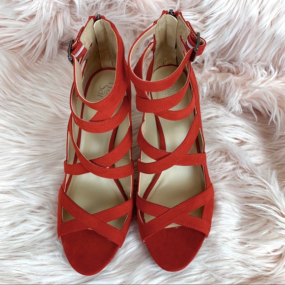 franco sarto red heels